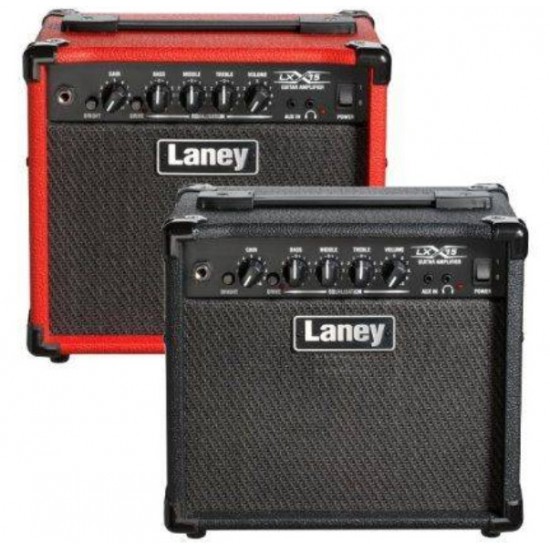 LANEY LX15 黑色/紅色(15瓦) 電吉他音箱LX-15 LANEY LX15 黑色/紅色(15瓦) 電吉他音箱LX-15
