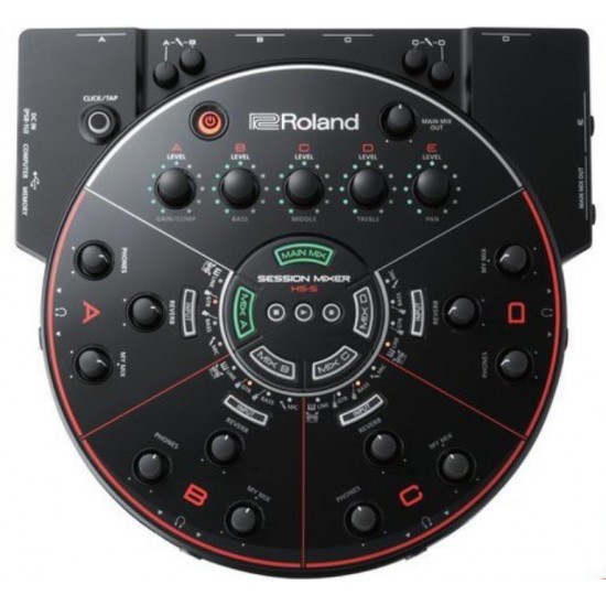 ROLAND HS-5 Session Mixer 樂蘭 HS5 混音器 錄音介面 練團錄音利器