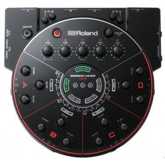 ROLAND HS-5 Session Mixer 樂蘭 HS5 混音器 錄音介面 練團錄音利器 ROLAND HS-5 Session Mixer 樂蘭 HS5 混音器 錄音介面 練團錄音利器