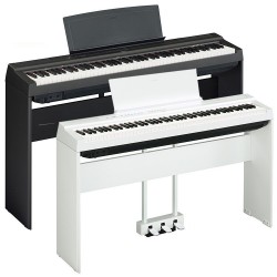 YAMAHA P-225 數位電鋼琴 採用更短更薄的精巧琴身設計，