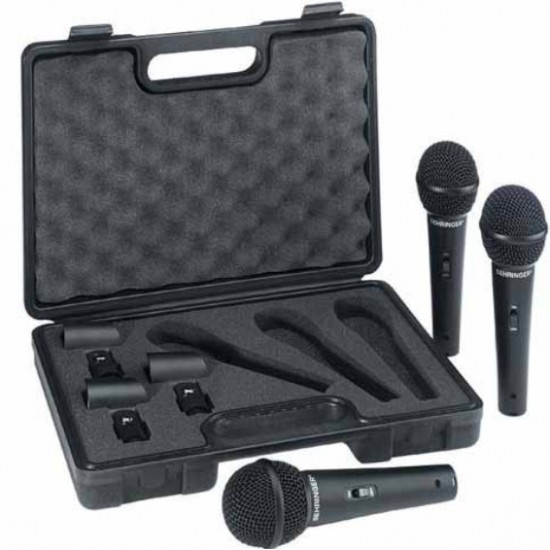 德國 Behringer XM1800S 動圈式麥克風(全套3隻) 德國 Behringer XM1800S 動圈式麥克風(全套3隻)