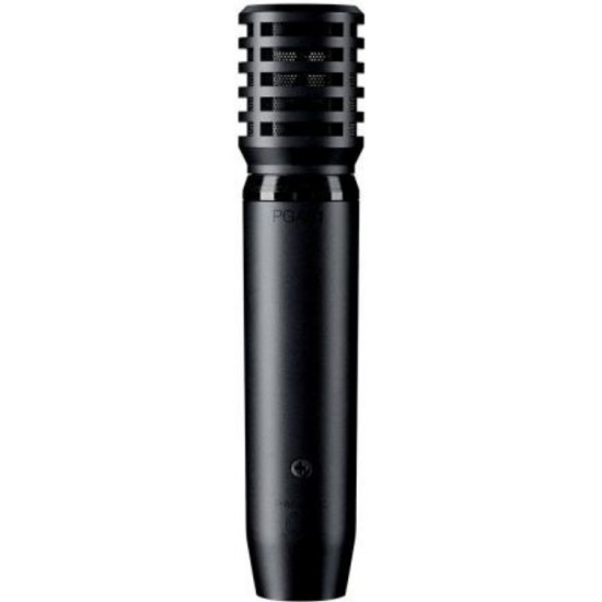 Shure PGA81-XLR 麥克風 新型緊湊式設計采用黑色金屬外殼和網罩