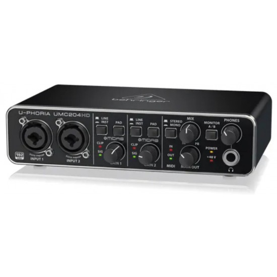 德國 BEHRINGER UMC204HD 錄音介面 德國 BEHRINGER UMC204HD 錄音介面