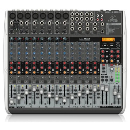 德國 Behringer QX2222USB 類比Mixer USB混音器