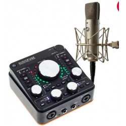rturia AudioFuse REV-2 錄音介面 加 Warm Audio WA87 R2 麥克風