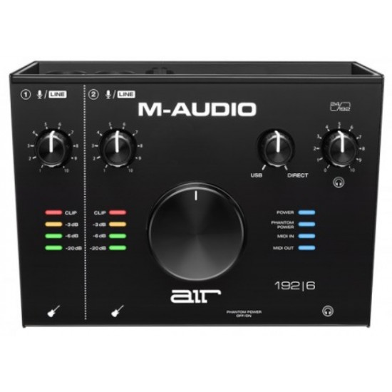 M-Audio AIR 192|6 2 in 2 out 錄音介面 M-Audio AIR 192|6 2 in 2 out 錄音介面