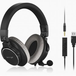 Behringer BH470U 專業 監聽耳機 封閉式 錄音室 耳罩式 可拆卸麥克風 USB
