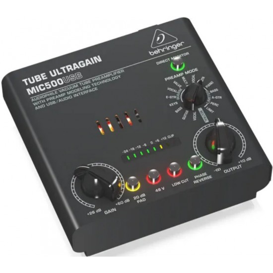 Behringer MIC500USB 麥克風真空管前級 Behringer MIC500USB 麥克風真空管前級