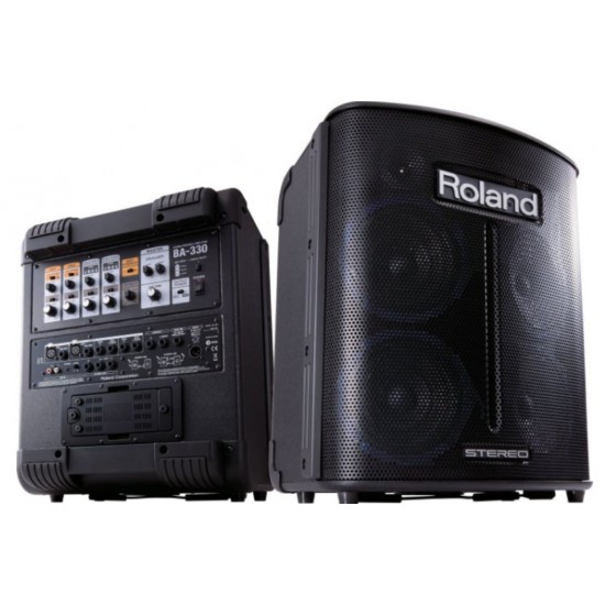ROLAND BA-330 攜帶型PA音箱 混音器 效果器 音箱