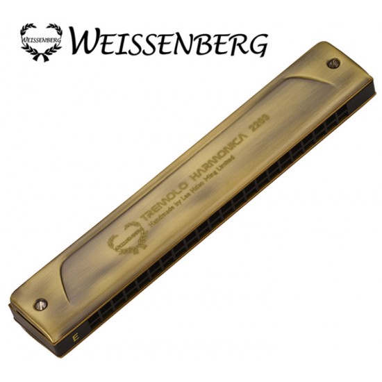 韋笙堡 WEISSENBERG 2203-RS 專業款22孔複音口琴(青古銅) 韋笙堡 WEISSENBERG 2203-RS 專業款22孔複音口琴(青古銅)