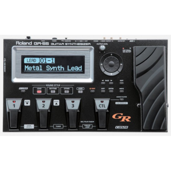Roland GR-55吉他合成器可同時處理四個聲音來源 Roland GR-55吉他合成器可同時處理四個聲音來源