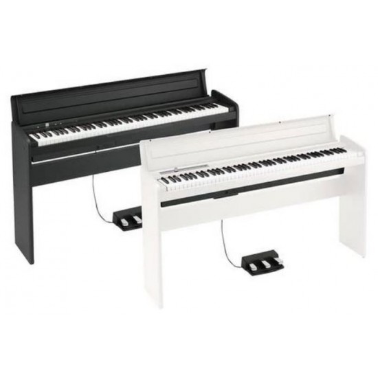 KORG LP-180/88鍵電鋼琴 完整的琴蓋及三踏板的設計