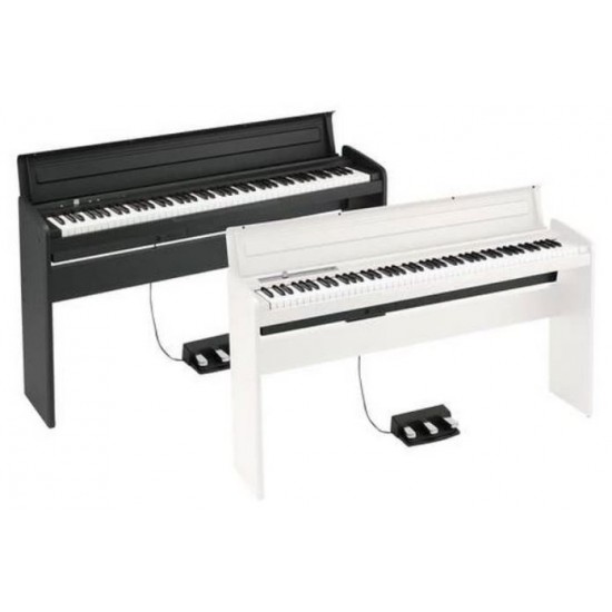 KORG LP-180/88鍵電鋼琴 完整的琴蓋及三踏板的設計 KORG LP-180/88鍵電鋼琴 完整的琴蓋及三踏板的設計