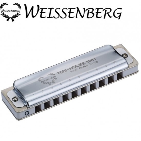 WEISSENBERG 1001 韋笙堡10孔藍調口琴(不鏽鋼) WEISSENBERG 1001 韋笙堡10孔藍調口琴(不鏽鋼)