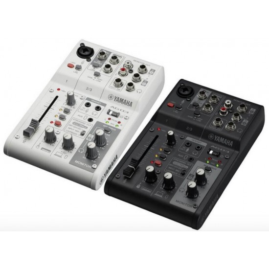 YAMAHA AG03MK2 山葉AG-03 MK2多功能混音器 黑/白色 YAMAHA AG03MK2 山葉AG-03 MK2多功能混音器 黑/白色