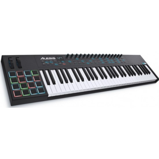 ALESIS VI61 主控鍵盤 搭載61鍵半配重力度感應琴鍵