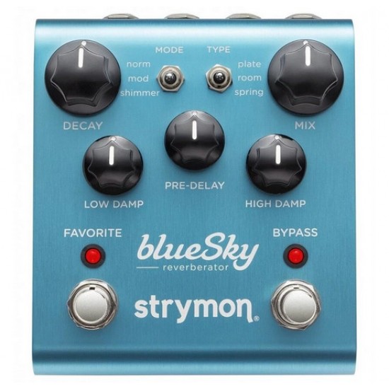 Strymon Bluesky Reverb效果器 極低噪音,高性能表現 Strymon Bluesky Reverb效果器 極低噪音,高性能表現