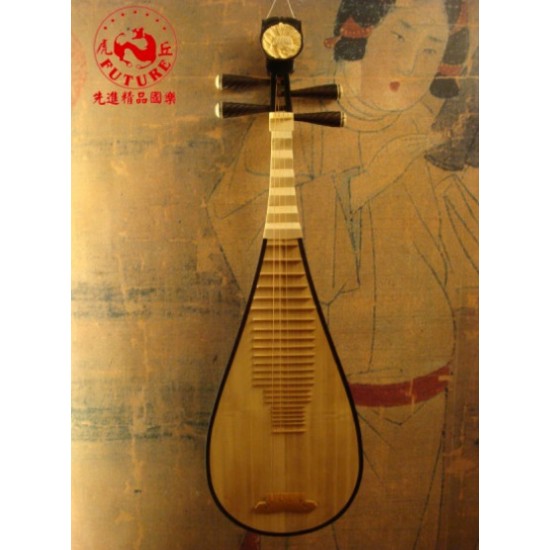 琵琶-上海牡丹頭琵琶(紫檀軸) 琵琶-上海牡丹頭琵琶(紫檀軸)