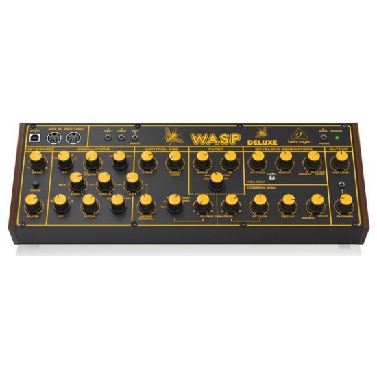 德國 Behringer WASP DELUXE 合成器 編曲 錄音 MIDI 鍵盤 德國 Behringer WASP DELUXE 合成器 編曲 錄音 MIDI 鍵盤